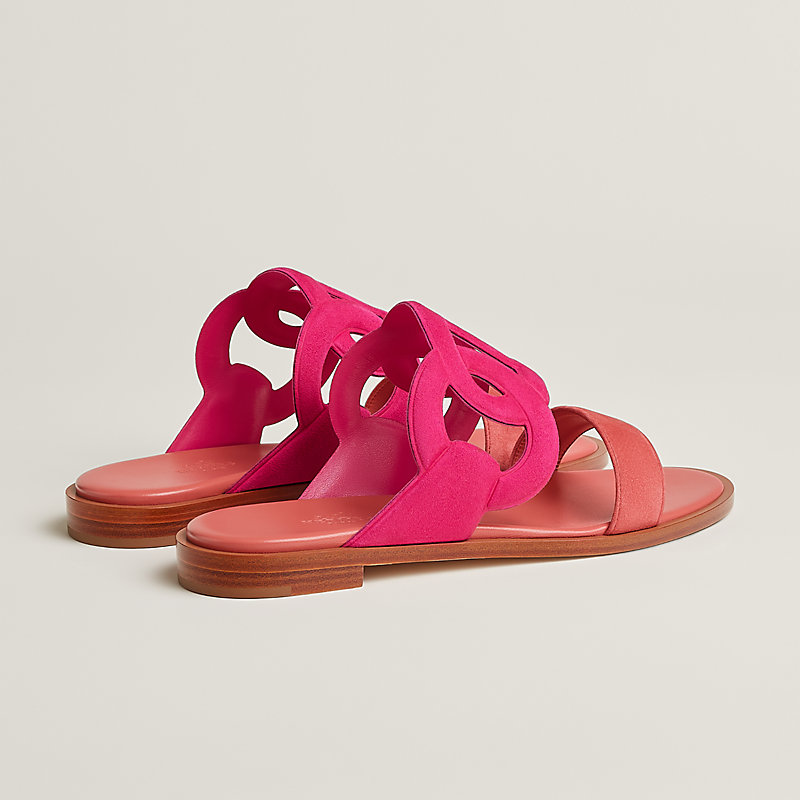 【SS25＊日本未入荷】Triomphe Sandal CELINE CELINE TRIOMPHE SANDAL in LAMBSKIN | REVERSIBLE